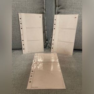 Louis Vuitton plastic inserts Card holder Photo Holder